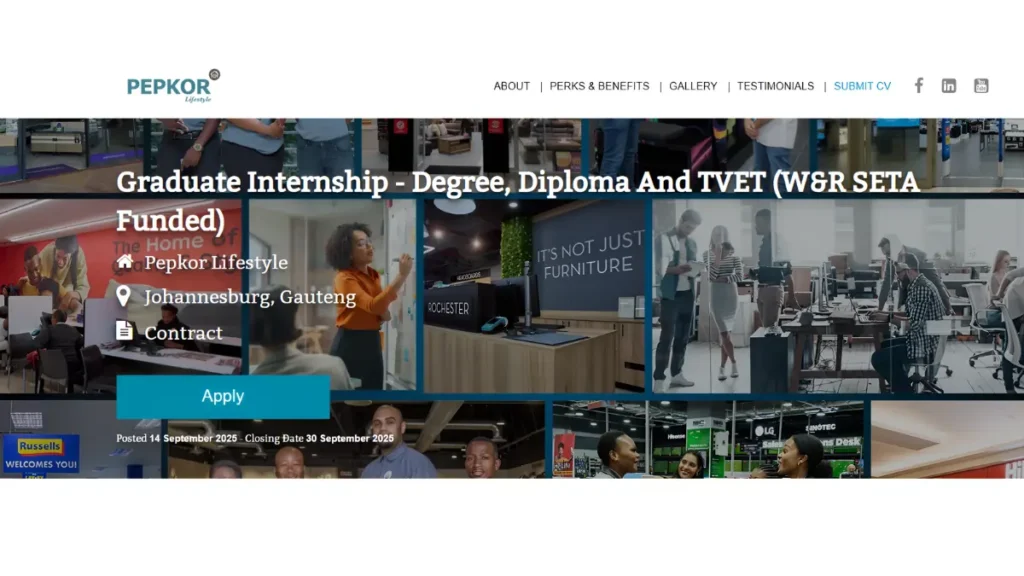 Pepkor Lifestyle Graduate Programme
