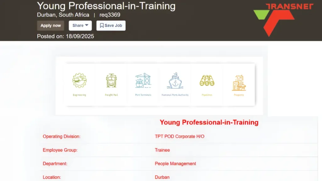 Young Professional-in-Training Programme