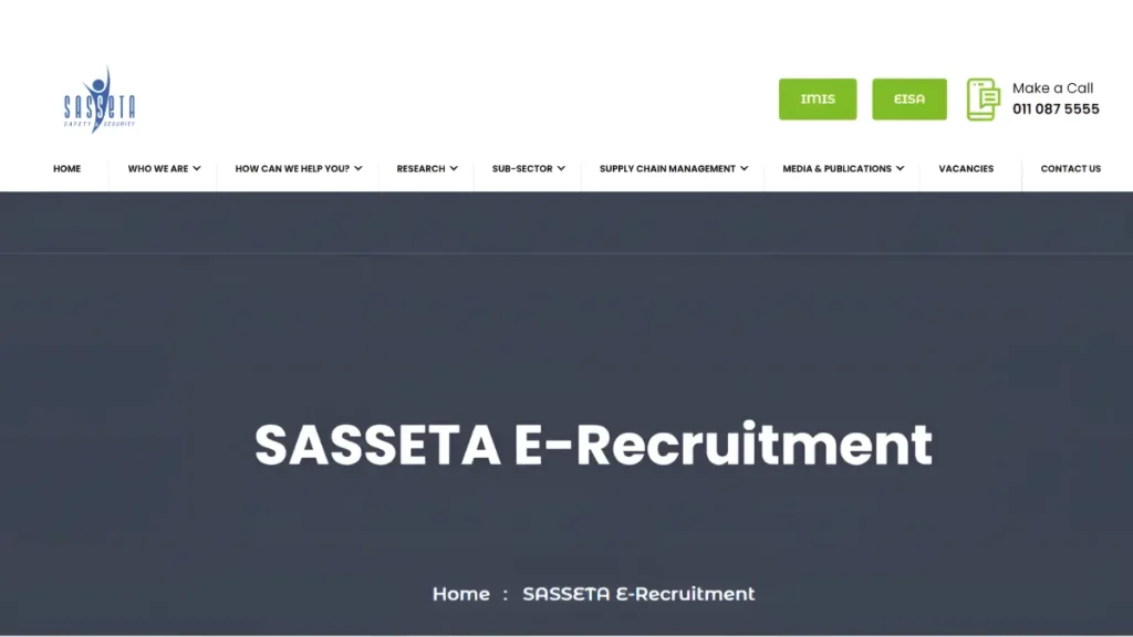 SASSETA e-Recruitment